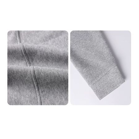 Modal Additional Images for Men's Zippered Stand Collar Sweatshirt Sports Long Sleeves