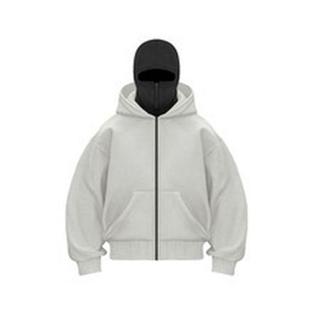 Modal Additional Images for Men's Zipper Hooded Sweatshirt Jacket
