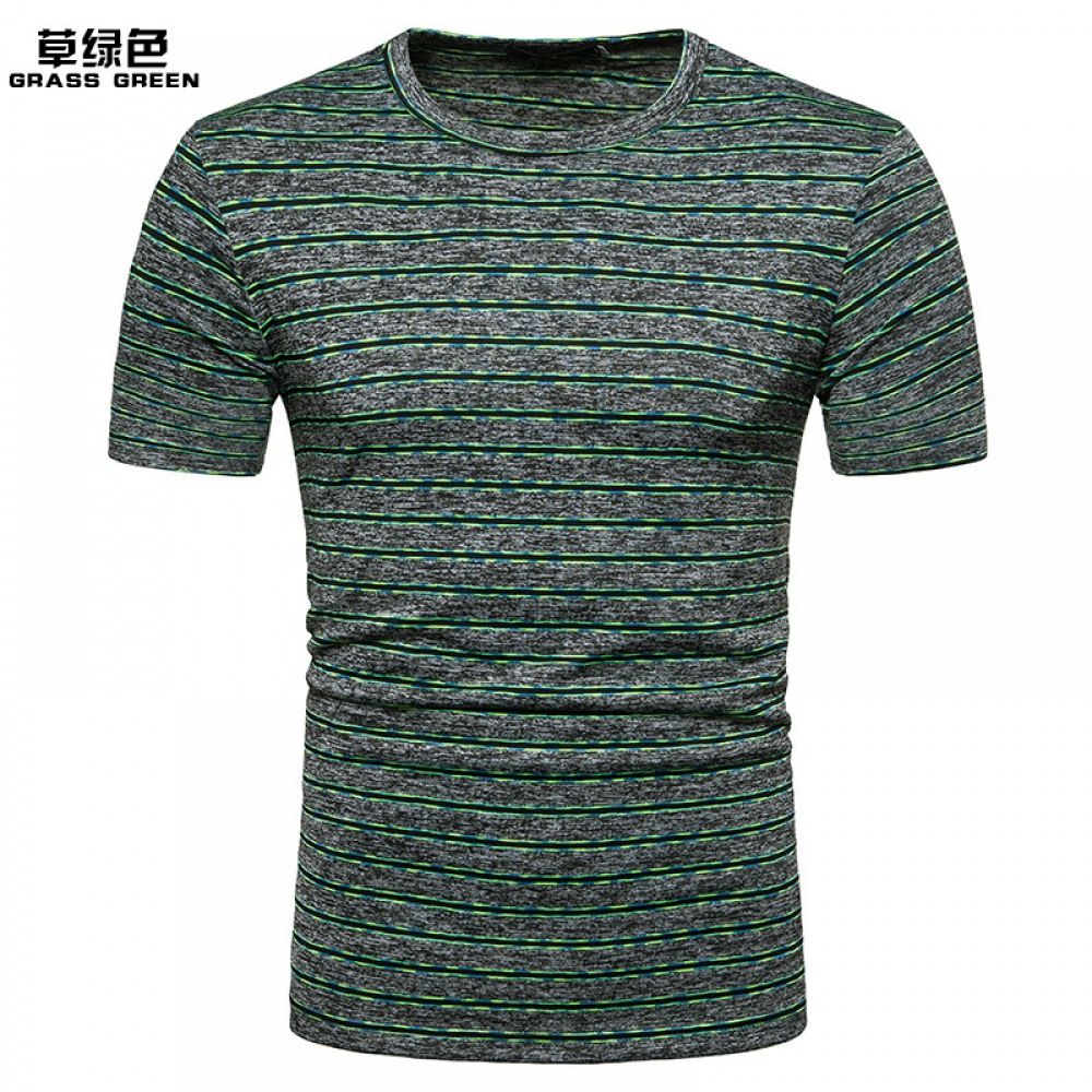 Modal Additional Images for New Men's Nano Striped Short Sleeve Plus Size T-Shirt