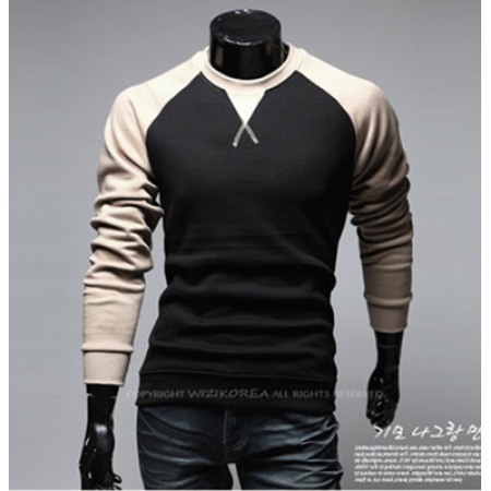 New Round Neck Long-Sleeved T-Shirt Hot Sale Ny Embroidery Men's