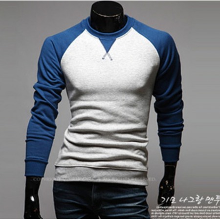 New Round Neck Long-Sleeved T-Shirt Hot Sale Ny Embroidery Men's